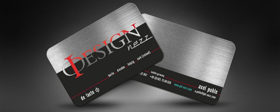 phi-nezz Alu Visitenkarten